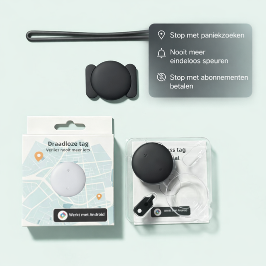 SlimTrack One™ Slimme Locatietag - Vind je fiets, auto of tas in seconden zonder abonnement